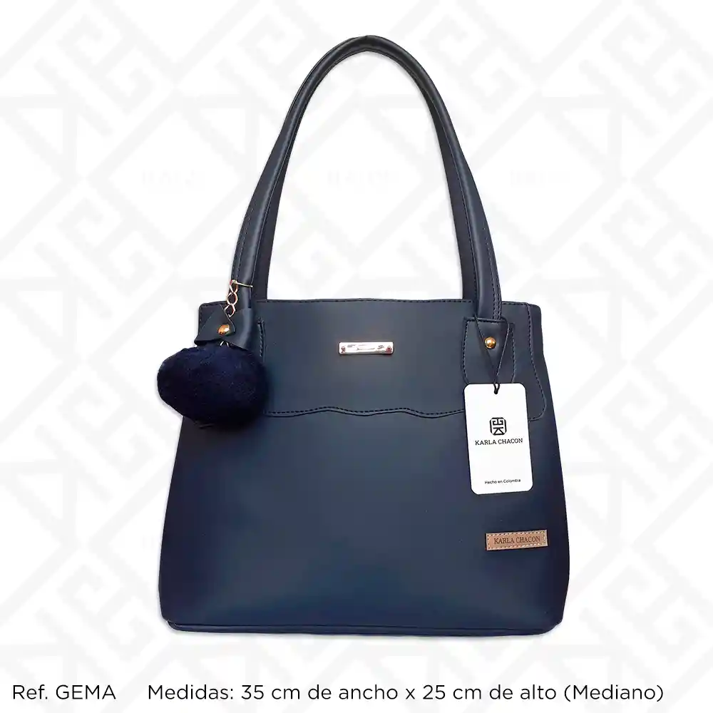 Cartera Bolso Mujer Dama Karla Chacon Gema Azul