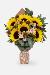 Girasoles En Bouquet Soleado