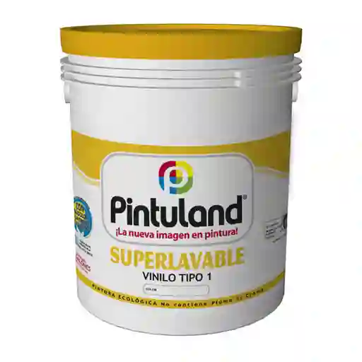 Vinilo Super Lavable Blanco Pintuland X 1/4