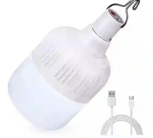 Bombillo Bengala Bg-251 Luz Led Recargable Camping 9w
