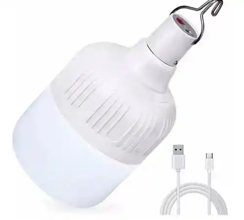 Bombillo Bengala Bg-251 Luz Led Recargable Camping 9w