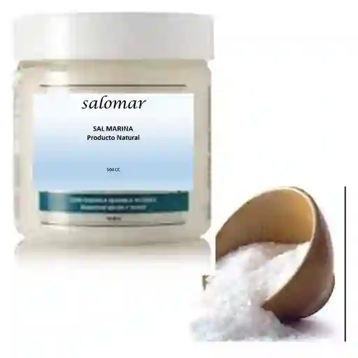 Exfoliante Sal Marina Para Exfoliar 100% Natural X 500 Gr