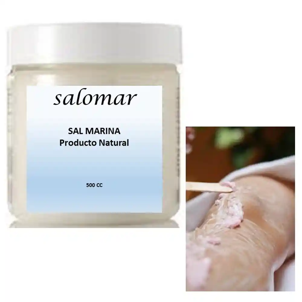 Exfoliante Sal Marina Para Exfoliar 100% Natural X 500 Gr