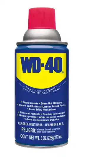 Wd-40 Aerosol Lubricante Multiusosde 271 Ml X 8 Onzas