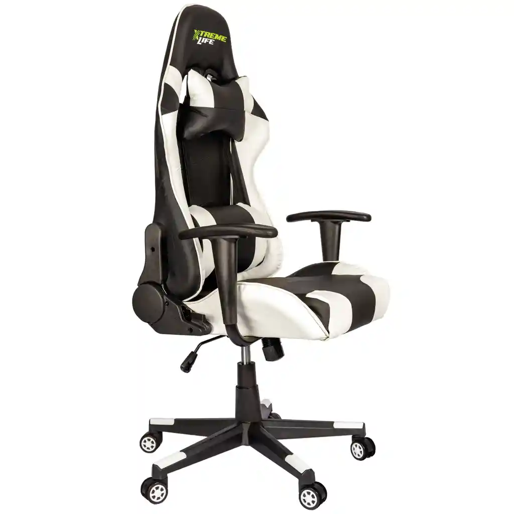 Silla Oficina Gamer Ergonómica Reclinable Giratoria Blanca