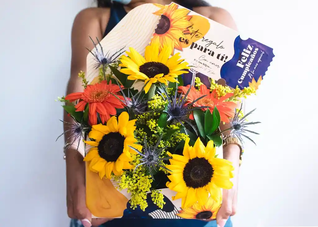 Bouquets Tipo Sobre Girasoles