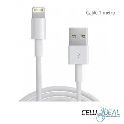 Cable Cargador Iphone Original Lightning To Usb Apple 1 Metro