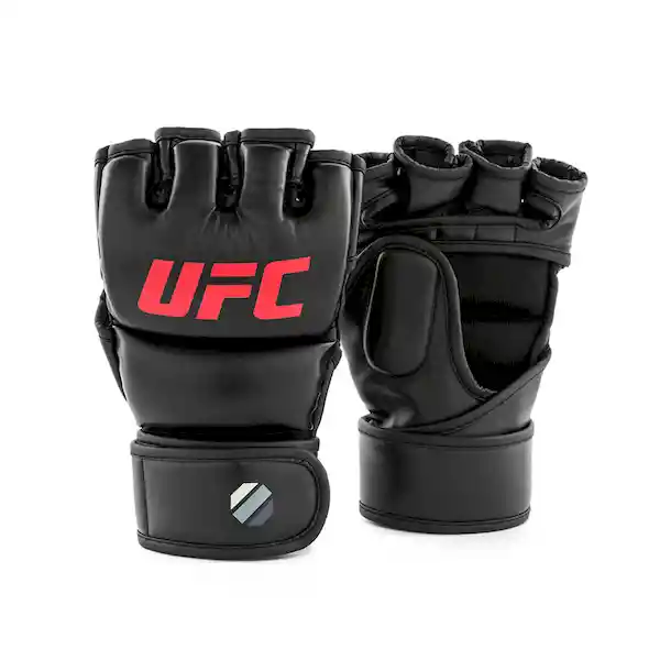 Guantes Mma Gym Ejercicio Fuerza S/m Negro 7 Oz