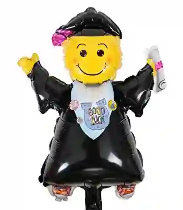 Grado Globo Metalizado Muñeco De Grado