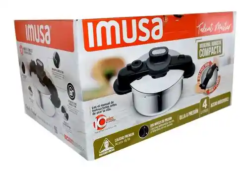 Imusa Olla A Prsion Talent Master 4 Litros