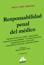 Responsabiliad Penal Del Médico