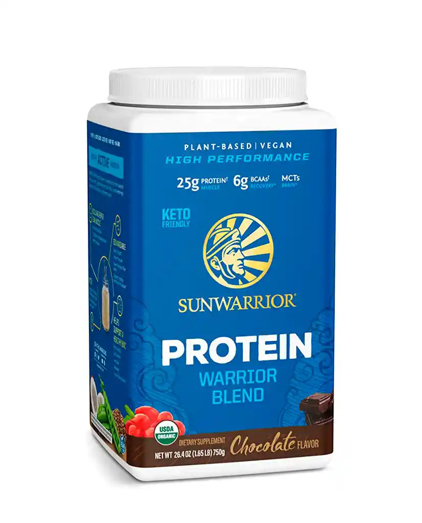 Warrior Proteinablend Chocolate Sunwarrior 750 Gr