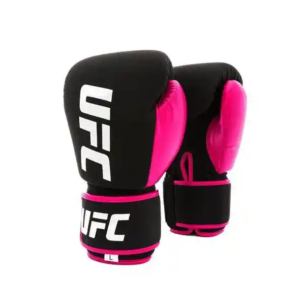 Guantes Cortos Ufc Boxeo Gym Ejercicio Fuerza Rosado