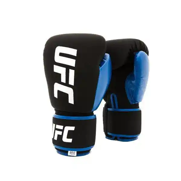 Guantes Cortos Ufc Boxeo Gym Ejercicio Fuerza Azul