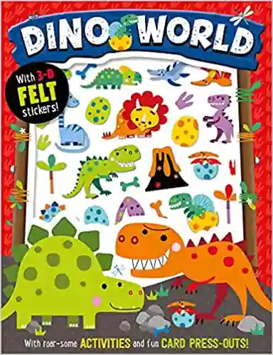 Libro Para Niños Actividades Con Sticker Dinosaurios Niñas