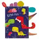 Libro Sensorial Texturas Dinosaurios Suave Para Bebe Niñas