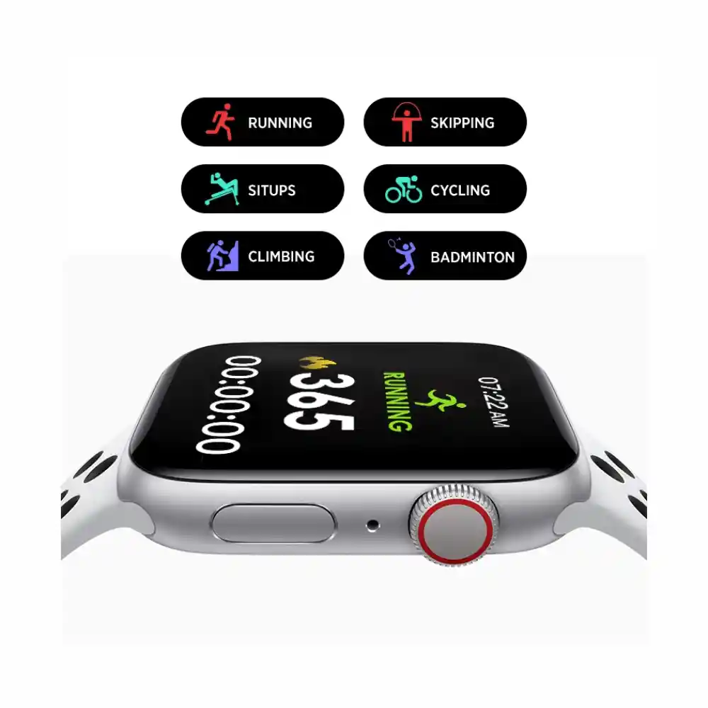 Reloj Smart Watcht55 Doble Pulso Llamadas Control De Música - Blanco