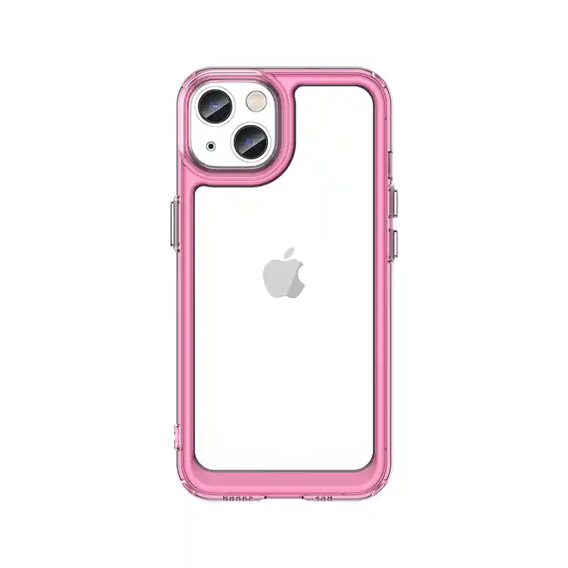 Estuche Antigolpes Para Iphone 13 En Fucsia