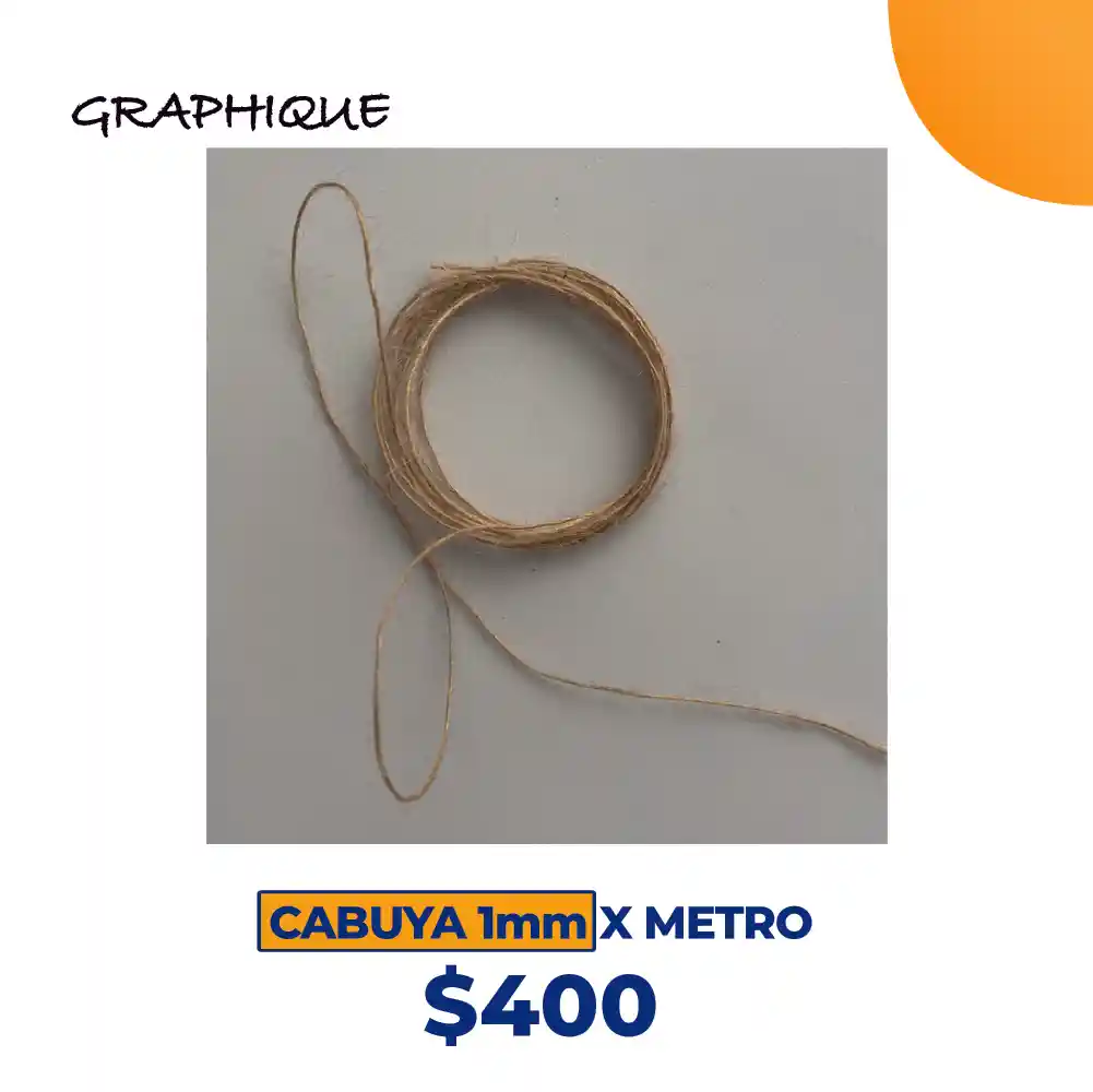 Cabuya 1mm X Metro