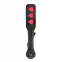 Paleta Erotica Para Nalgadas Kinki Heart Negro Camtoyz