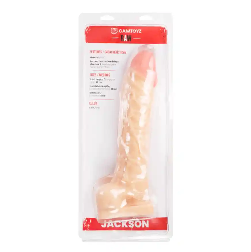 Dildo Realista Jackson 37 Cm