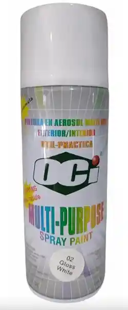 Pintura Aerosol Oci Blanco Brillante #02