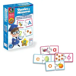 Ronda Juego Didactico Vocales Y Numerosrompecabezas Ninos