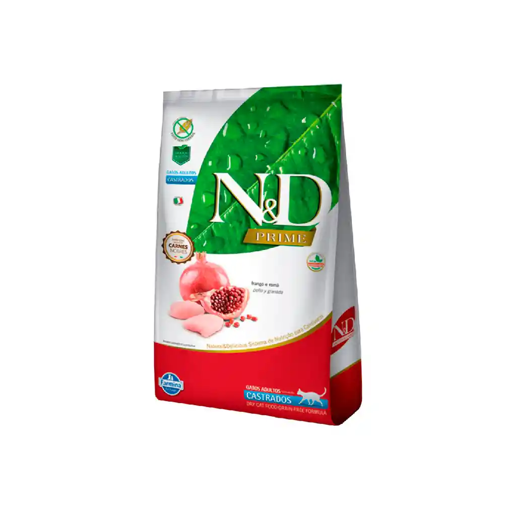 N&DPrime Gato Castrado Sabor A Pollo 1.5 Kg