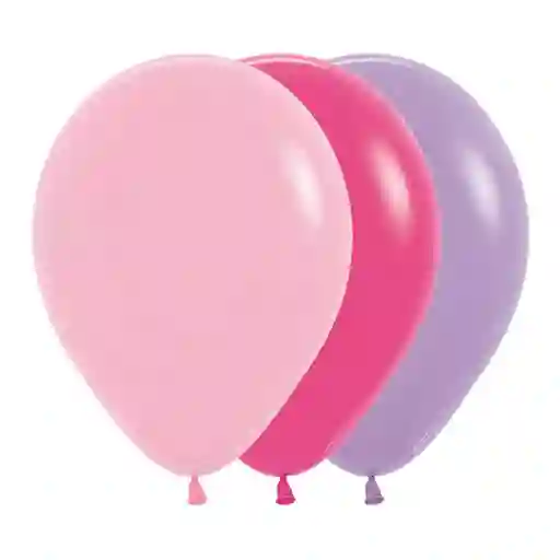 Globos R12 Fashion Surtido Niña X 10 Sempertex