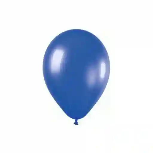 Globos R12 Metal Azul Paquete X 10 Sempertex
