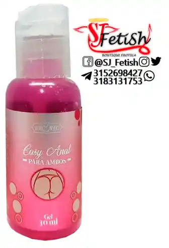 Easy Anal Gel 30ml Dilatador Anal