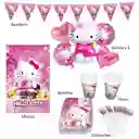 Kit Fiesta Piñata Infantil Hello Kitty * 12pax