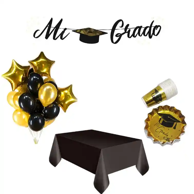 Kit Fiesta Graduacion Grado * 12pax