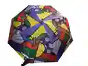 Sombrilla Manual Romero Britto, Manzanas