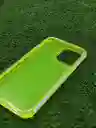 Iphone 13 Pro Forro Protector | Shscase 360 | Transparente / Verde Neon | Bordes Reforzados | Carcasa | Funda | Antigolpe | Excelente Proteccion | Apple