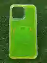 Iphone 13 Pro Forro Protector | Shscase 360 | Transparente / Verde Neon | Bordes Reforzados | Carcasa | Funda | Antigolpe | Excelente Proteccion | Apple