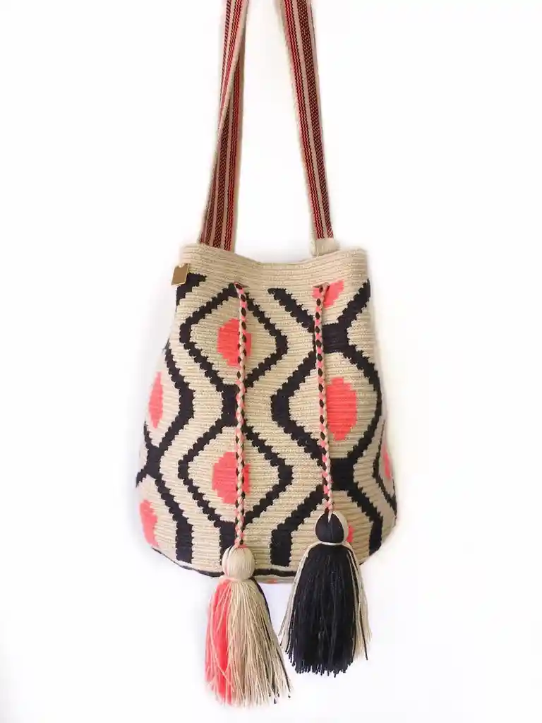 Mochila Bolso Wayuu De Diseño Mgd009