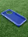 Iphone 12 | Forro Protector | Shscase 360 | Transparente / Azul | Bordes Reforzados | Carcasa | Funda | Antigolpe | Excelente Proteccion | Apple