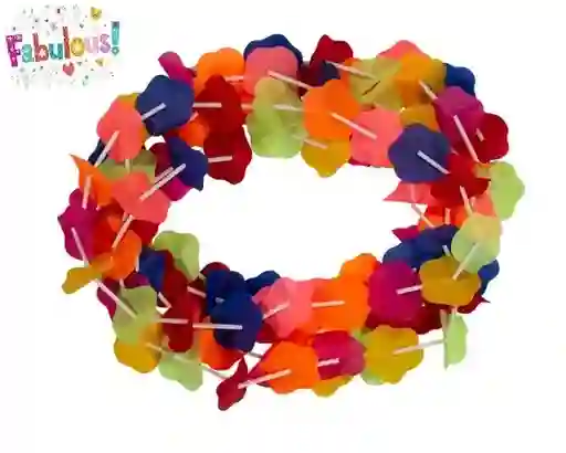 Collar Hawaiano X 5 Unidades. Hora Loca, Halloween, Carnaval