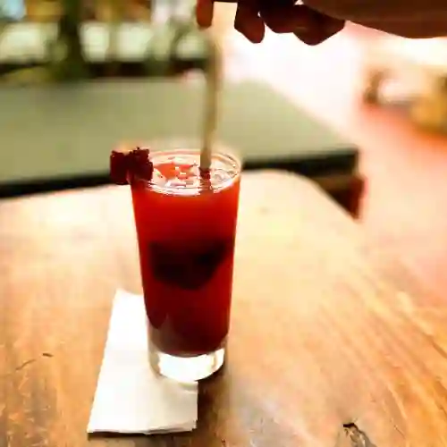 Soda de Frutos Rojos