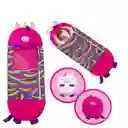 Sleeping Para Niños Bolsa Para Dormir Y Almohada Rosa