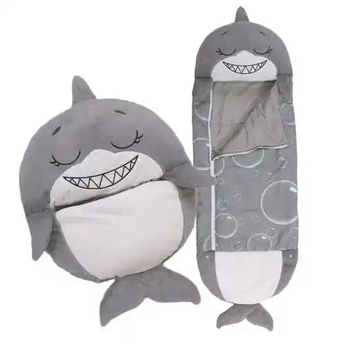 Sleeping Para Niños Bolsa Para Dormir Y Almohada Tiburon