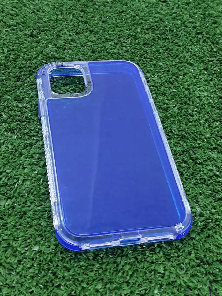 Iphone 11 Forro Protector | Shscase 360 | Transparente / Azul | Bordes Reforzados | Carcasa | Funda | Antigolpe | Excelente Proteccion | Apple