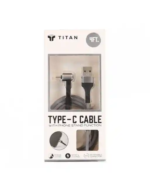 4ft Usb-c Cable W/ Phone Stand Function