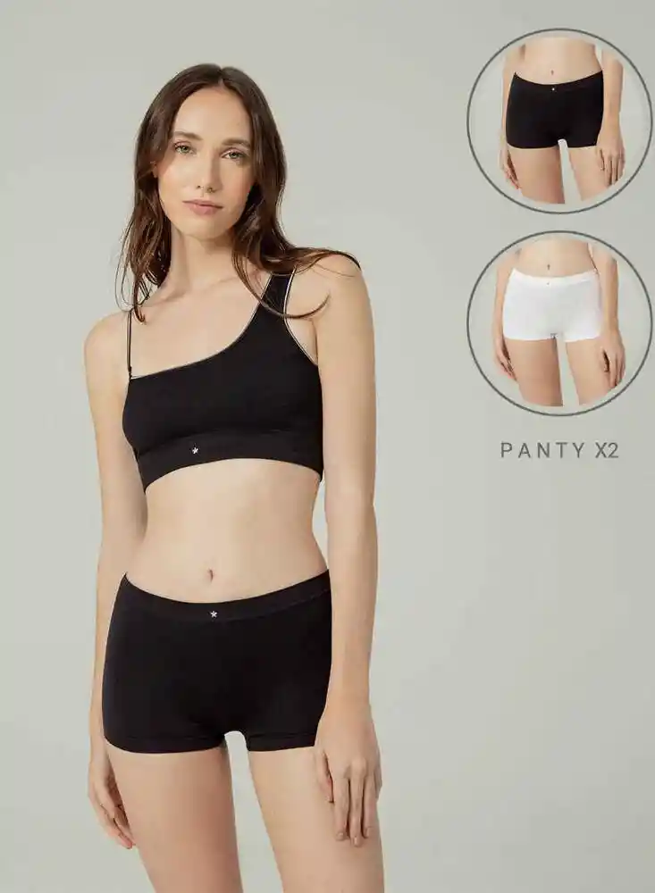 Pantie Boxer Duo Tic Tac Mujer 9-11-surtido 4