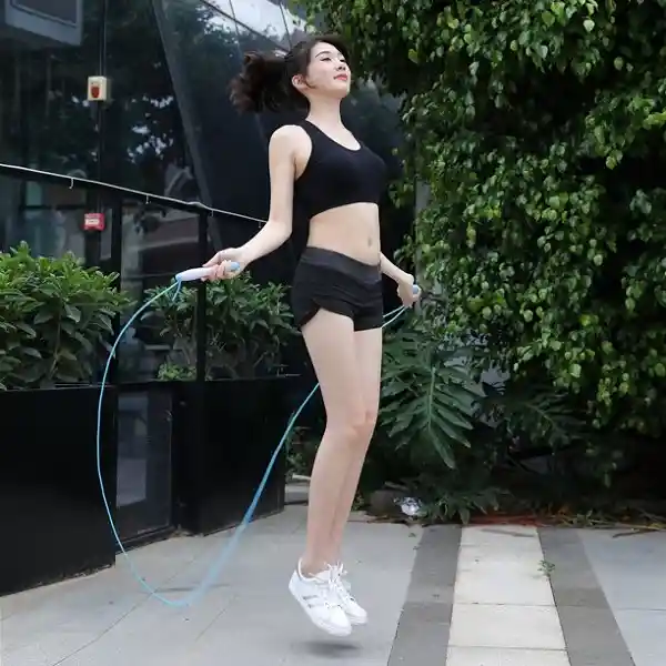 Cuerda Para Saltar Contador Automático Saltos Gimnasio Entrenar Lazo