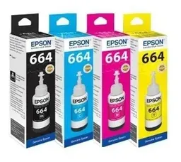 Tinta Epson 664 Negra, Magenta, Amarilla, Azul Originales 70ml (se Envian Las 4und)