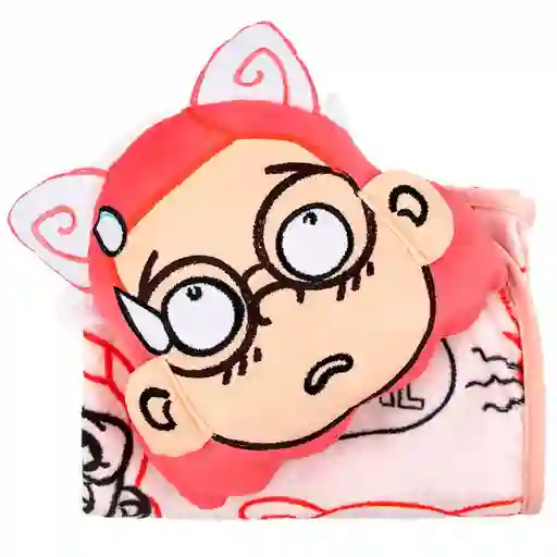 Manta Polar Turning Red Con Almohada Meilin Lee