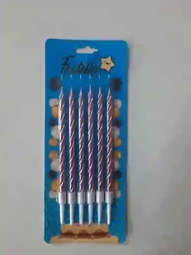 Velas Oro Rosa Para Pastel