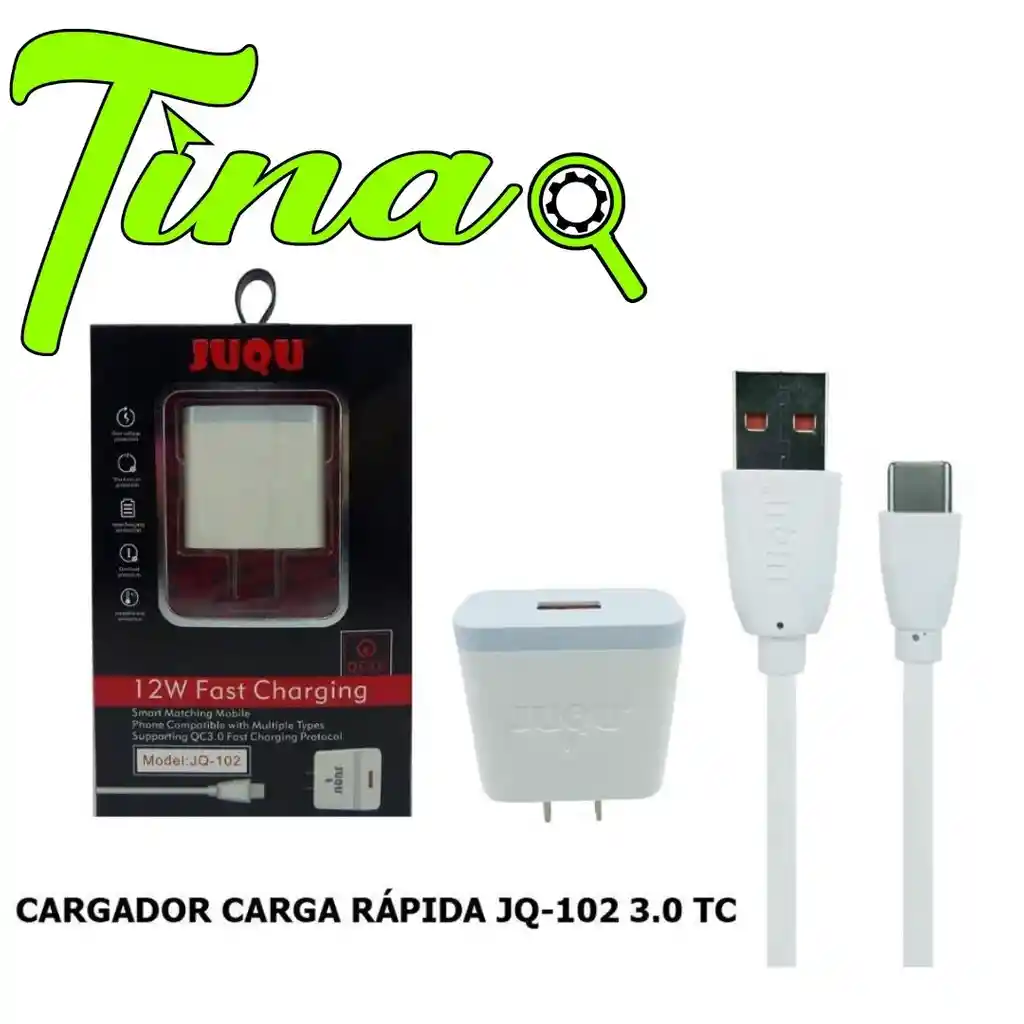 Cargador Tc Carga 3.1 A Carga Rapida